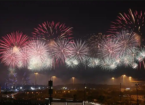 宜阳县焰火晚会